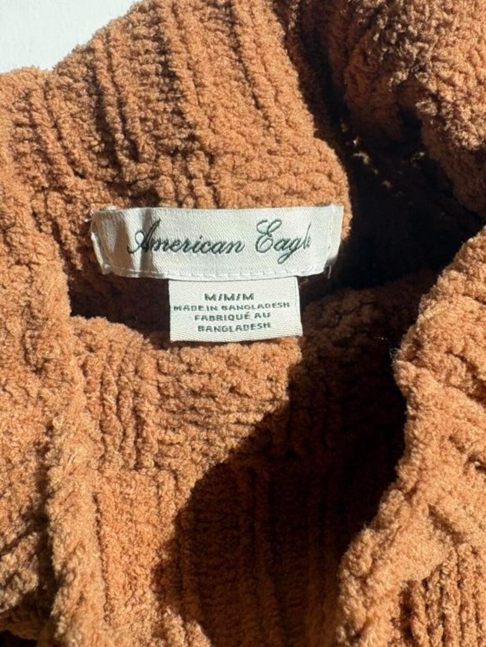 🍂 Camel Ribbed Knit Mock Neck Sweater 🍂 - Picture 2 of 5